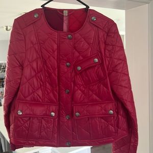 Gorgeous pink spring or fall, light weight Burberry jacket size medium.